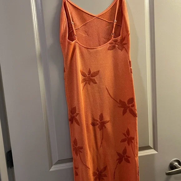White Fox Trust Issues Maxi Dress Orange - Picture 5 of 6